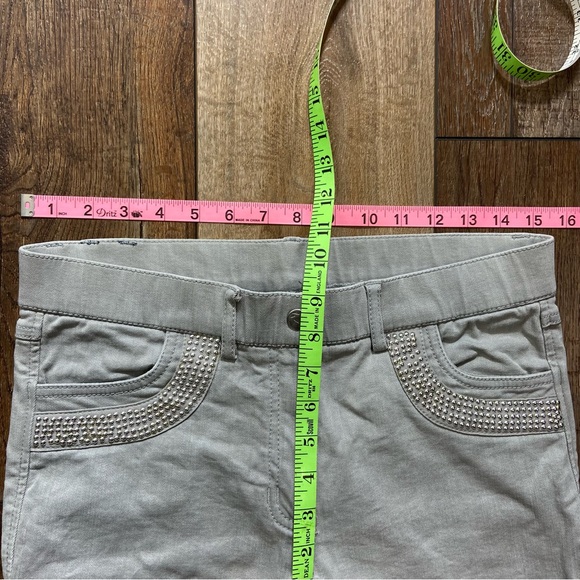 Horze Crescendo Petrina Equestrian Stretch Denim Breeches Size 28 - Picture 12 of 13